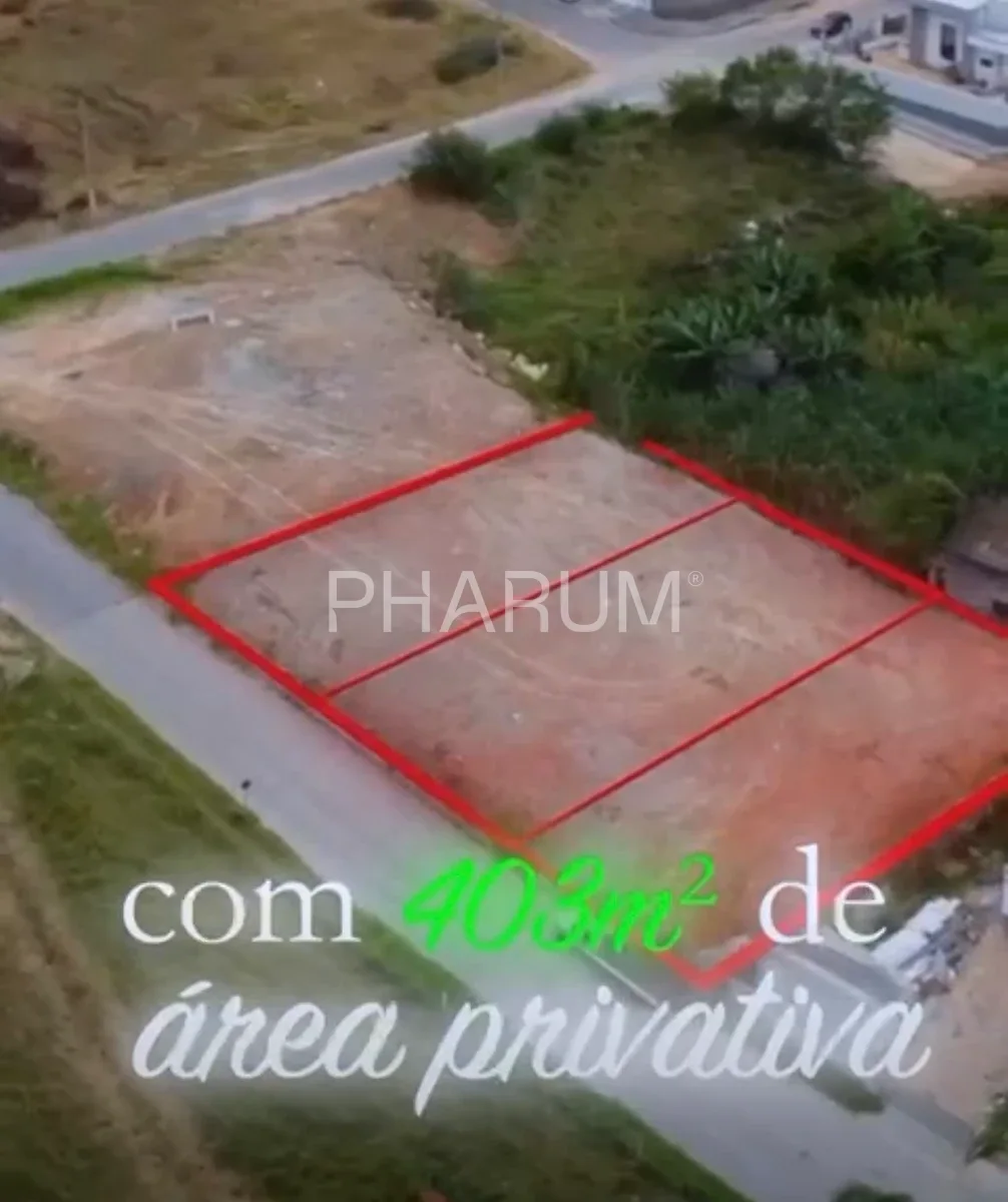 3 Terrenos Planos de 403m² na Palhoça – Viabilidade Mista