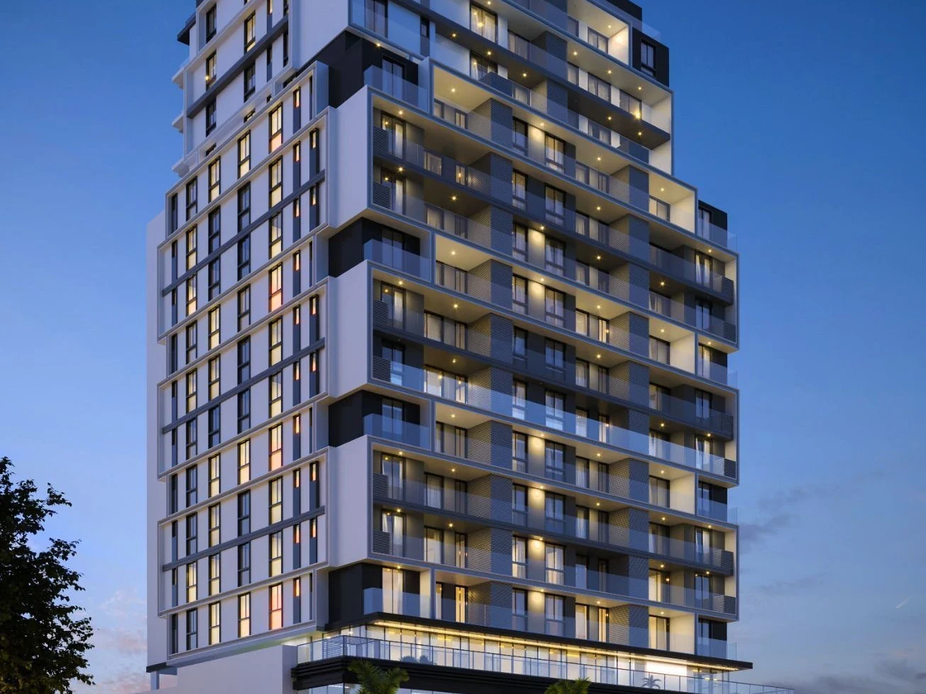 Apartamento na Pedra Branca New York Residence com 2 Quartos sendo 1 suíte, 2 banheiros e 1 vaga de garagem