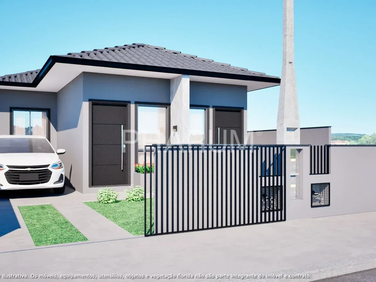 Casa Geminada 2 Quartos 48m² -