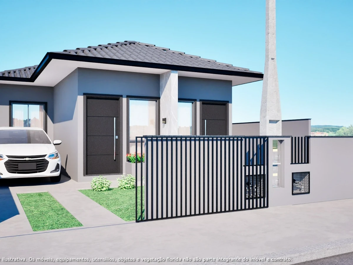 Casa Geminada 2 Quartos 48m² -